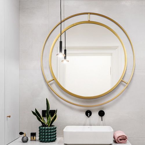 厂家直供 一件代发现代简约卫生间浴室镜防雾高清化妆镜壁挂镜子