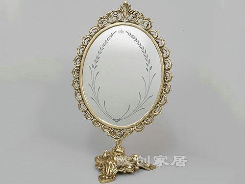 > 产品展示  >    铜制欧式镜框 产品名称:铜制欧式铜制镜子 产品
